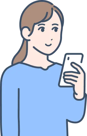 相談する女性のイラスト