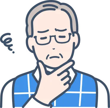 悩む男性